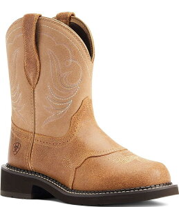 AAg fB[X V[Y u[cECu[c Ariat Fatbaby Heritage Dapper Mid Calf Western Boots Wicker/Walnut