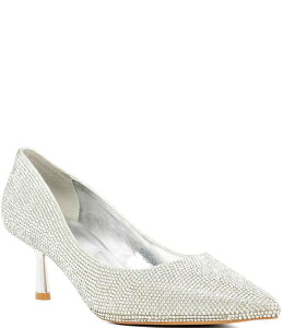 �f���[�������h�� ���f�B�[�X �V���[�Y �q�[�� Dune London Bellas Dress Pumps Silver �V���o�[