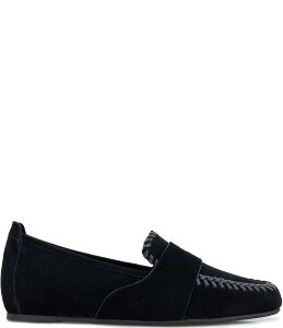 WFg\EY fB[X V[Y pvX XG[h [t@[ Gentle Souls Sandra Suede Loafers Black ubN