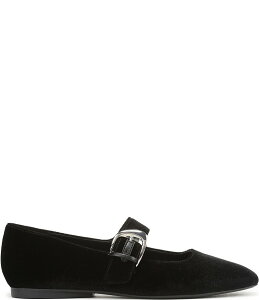 �i�`�����C�U�[ ���f�B�[�X �V���[�Y �p���v�X �x���x�b�g Naturalizer Cosmic Velvet Mary Jane Flats Black �u���b�N