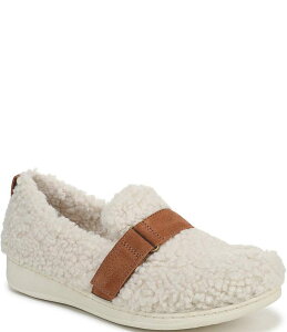 oCIjbN fB[X V[Y T_ Vionic Imogen Faux Shearling Slippers Cream N[