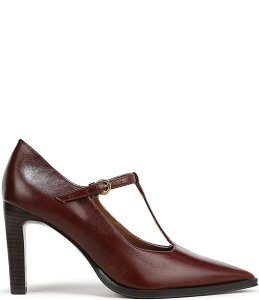 tRTg fB[X V[Y q[ U[ Sarto by Franco Sarto Atley Leather T-Strap High Heel Pumps Red bh