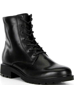 GR[ fB[X V[Y u[cECu[c [X U[ ECCO Women's Metropole Vienna Leather Lace Up Booties Black ubN