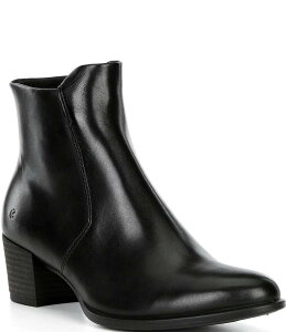 GR[ fB[X V[Y u[cECu[c U[ ECCO Shape 35 Leather Booties Black ubN