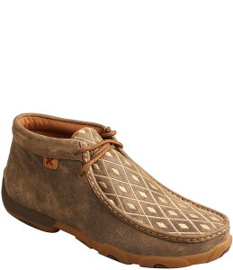 cCXebhGbNX fB[X V[Y IbNXtH[h Twisted X Women's Embroidered Chukka Driving Mocs Bomber/Tan