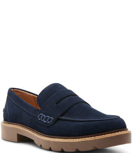 uh fB[X V[Y IbNXtH[h XG[h [t@[ Blondo Penny Waterproof Suede Loafers Navy lCr[