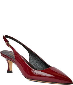 �u���[�m�}�O�� ���f�B�[�X �V���[�Y �p���v�X ���U�[ Bruno Magli Palerma Patent Leather Slingback Pumps Bordeaux