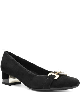 A fB[X V[Y pvX XG[h ara Nebula Suede Dress Pumps Black ubN