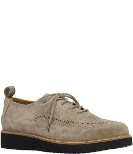 [hs[h fB[X V[Y IbNXtH[h XG[h u[O L'Amour Des Pieds Xindra Suede Brogue Detail Oxfords DarkTaupe