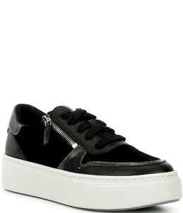 GCgbNX fB[X V[Y Xj[J[ vbgtH[ XG[h [X Aetrex Leigh Suede Platform Lace Up Sneakers Black ubN