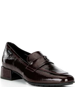 yz tBXg fB[X pvX V[Y Josephine Patent Leather Loafer Pumps Oxblood