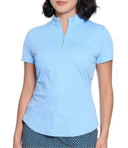 �X�|�b�g�n�[���[ ���f�B�[�X �g�b�v�X T�V���c �|���V���c Sport Haley Cydney Short Sleeve Polo Top Eton Blue �u���[