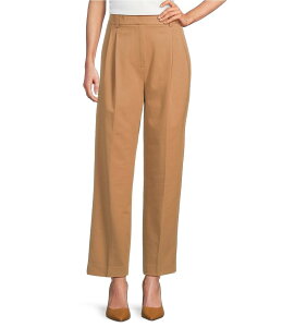 �A���g�j�I �����[�j ���f�B�[�X �{�g���X �J�W���A���p���c �X�g���[�g �p���c Antonio Melani Jolene Straight Leg Flat Front Pants Camel �L������