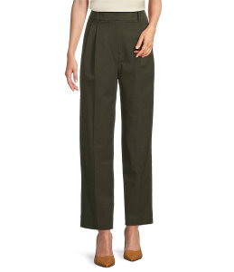 �A���g�j�I �����[�j ���f�B�[�X �{�g���X �J�W���A���p���c �X�g���[�g �p���c Antonio Melani Jolene Straight Leg Flat Front Pants Hunter