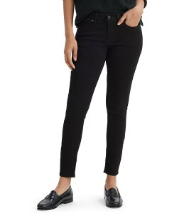 ���[�o�C�X ���f�B�[�X �{�g���X �f�j���p���c �W�[���Y Levi'sR 711 Mid Rise Skinny Jeans Black �u���b�N