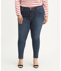 ���[�o�C�X ���f�B�[�X �{�g���X �J�W���A���p���c �v���X�T�C�Y �W�[���Y Levi'sR 721 Plus Size High Waisted Skinny Jeans Blue Story �u���[
