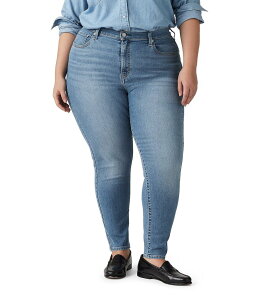 ���[�o�C�X ���f�B�[�X �{�g���X �J�W���A���p���c �v���X�T�C�Y �W�[���Y Levi'sR 721 Plus Size High Waisted Skinny Jeans Eternal Indigo �C���f�B�S