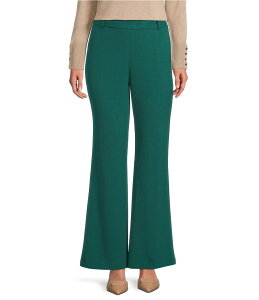 �C���x�X�g�����c ���f�B�[�X �{�g���X �J�W���A���p���c �t���A �p���c Investments Flare Leg Pull-On Basket Weave Pants Rain Forest �t�H���X�g