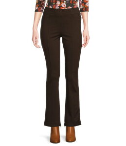 �C���g�� ���f�B�[�X �{�g���X �J�W���A���p���c �v�` �p���c �u�[�c �j�b�g Intro Petite Size Bella Double Knit Boot Leg Pull-On Pants Espresso Roast
