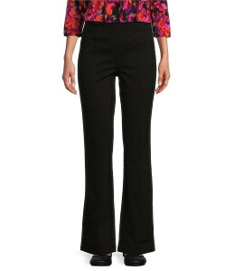 �C���g�� ���f�B�[�X �{�g���X �J�W���A���p���c �p���c �u�[�c �j�b�g Intro Bella Double Knit Ponte Slimming Waist Pull-On Boot Leg Pants Ebony Black �u���b�N