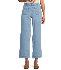 Cg fB[X {gX JWApc Light Wash Intro Mae Relaxed Pull-On Crop Pants