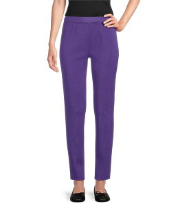 �~�\�b�N ���f�B�[�X �{�g���X �J�W���A���p���c �p���c �j�b�g MISOOK Nancy Maylana Knit Slim Leg Pull-On Pants Concord Purple �p�[�v��