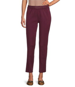�~�\�b�N ���f�B�[�X �{�g���X �J�W���A���p���c �p���c �j�b�g MISOOK Nancy Maylana Knit Slim Leg Pull-On Pants Sangria