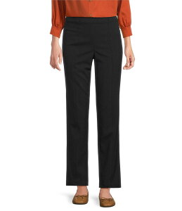 �C���g�� ���f�B�[�X �{�g���X �J�W���A���p���c �X�g���[�g �p���c Intro Nia Straight Leg Pull-On Pants Ebony Black �u���b�N