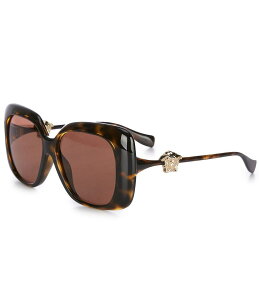 ���F���T�[�` ���f�B�[�X �A�N�Z�T���[ �T���O���X�E�A�C�E�F�A Versace Women's VE4499U 52mm Square Sunglasses Havana/Dark Brown �u���E��