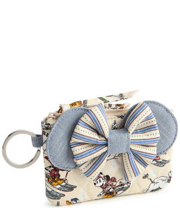 xubh[ fB[X ANZT[ z Rbg Vera Bradley x Disney Ski Weekend Premium Cotton Minnie Mouse Ears Zip ID Case Ski Weekend