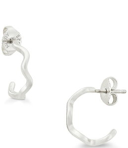 �W�F�[���Y �G�C�����[ ���f�B�[�X �A�N�Z�T���[ �s�A�X�E�C�������O James Avery Squiggle Hoop Earrings Sterling Silver �V���o�[