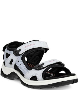 GR[ fB[X V[Y T_ U[ ECCO Offroad Yucatan Adjustable Strap Leather Sandals Air/Dusty Blue u[