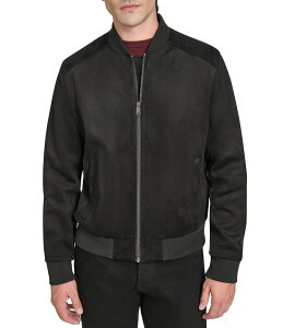 R[n[ Y AE^[ WPbgEu] XG[h WPbg Cole Haan Stand Collar Faux Suede Jacket Black ubN