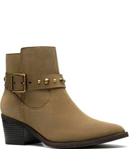 N[NX fB[X V[Y u[cECu[c XG[h AN u[c Clarks Signature Morzine Buckle Suede Studded Belt Ankle Booties Dark Sand Th