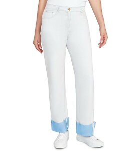 ���r�[�A�[���f�B�[ ���f�B�[�X �{�g���X �f�j���p���c �f�j�� �W�[���Y Ruby Rd. Relaxed Double-Faced Denim Jeans Bluebell �f�j��