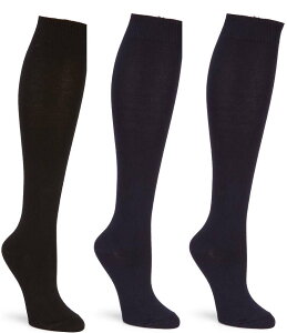 q[ fB[X {gX JWApc jbg HUE Flat Knit Knee Socks 3 Pack Graphite Heather Ot@Cg