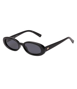 XybNX fB[X ANZT[ TOXEACEFA Le Specs Unisex Outta Love 51mm Oval Sunglasses Black ubN