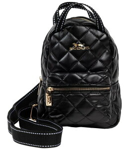 �X�J�E�g ���f�B�[�X �o�b�O �o�b�N�p�b�N�E�����b�N�T�b�N �L���e�B���O �~�j SCOUT Globetrotter Quilted Mini Backpack Black Quilted �u���b�N