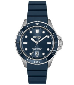 q[S{X fB[X ANZT[ rv Hugo Boss Men's Troper Sport Quartz Analog Silicone Strap Watch Blue u[