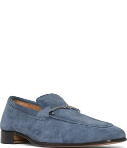 hihvl[ Y V[Y Xb|E[t@[ XG[h [t@[ Donald Pliner Men's Jackson Bit Suede Loafers Denim fj