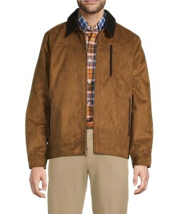 EhgD[Ah[N Y AE^[ WPbgEu] R[fC XG[h WPbg Roundtree & Yorke Microsuede Corduroy Jacket Medium Brown uE