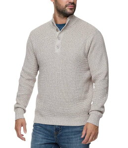 �t���b�O �A���h �A���Z�� �����Y �A�E�^�[ �j�b�g�E�Z�[�^�[ ���b�N�l�b�N Flag and Anthem Denver Mock Neck Pullover Oatmeal Heather �w�U�[