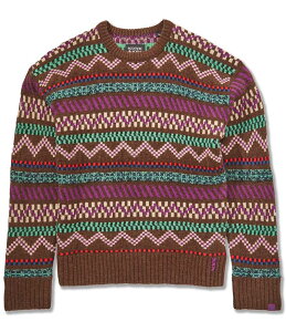 �X�R�b�`�A���h�\�[�_ �����Y �A�E�^�[ �j�b�g�E�Z�[�^�[ �Z�[�^�[ Scotch & Soda Jacquard Dropped Shoulder Sweater Demitasse Fair Isle