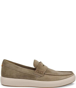 GR[ Y V[Y Xb|E[t@[ U[ Nutmeg Brown ECCO Men's Soft 7 Suede Penny Loafers
