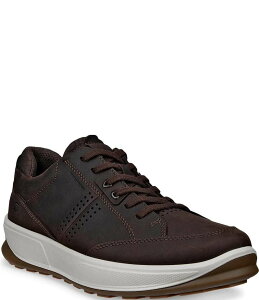 GR[ Y V[Y hXV[Y Xj[J[ U[ ECCO Men's Byway 2.0 Low Waterproof Leather Sneakers Coffee/Coffee R[q[