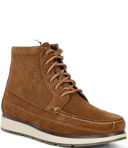 �R�[���n�[�� �����Y �V���[�Y �u�[�c�E���C���u�[�c �X�G�[�h �u�[�c Cole Haan Men's Muir Waterproof Suede Moc Toe Boots Spiced Brown/Oat �u���E��