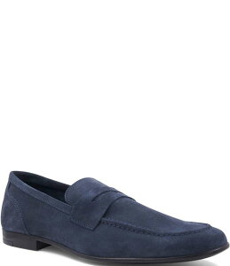 u[m}O Y V[Y Xb|E[t@[ XG[h [t@[ Bruno Magli Men's Lastra Suede Unlined Penny Loafers Navy lCr[