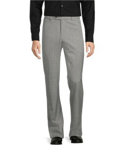 �n�[�g �V���t�i�[ �}���N�X �����Y �{�g���X �J�W���A���p���c �p���c Hart Schaffner Marx Chicago Fit Modern Fit Light Grey Pre-Tailored Flat Front Super Stretch Solid Dress Pants Light Grey �O���[