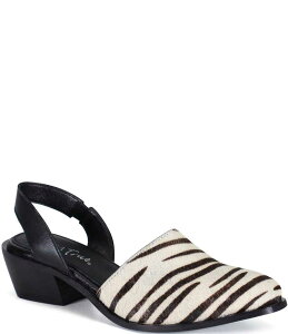 �f�B�o�g�D���[ ���f�B�[�X �V���[�Y �q�[�� Diba True Pri Ority Zebra Slingback Pumps Zebra/Black �u���b�N