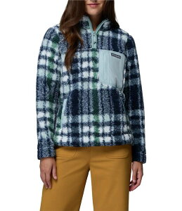 RrA fB[X AE^[ R[g vg WPbg Columbia West Bend Plaid Print Stand Collar Long Sleeve Kangaroo Pocket Zip Front Jacket Crushed Herringplaid `FbN